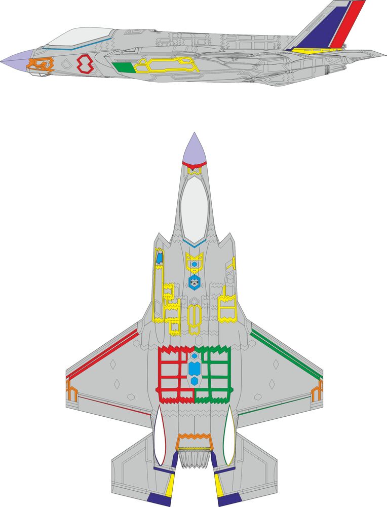 F-35A RAM coating early for Italeri