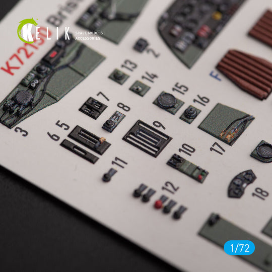 Bristol Beauhfighter TF.X - interior 3D decals for Airfix kit