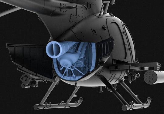 HELICOPTER ENGINE A/MH-6J LITTLE BIRD