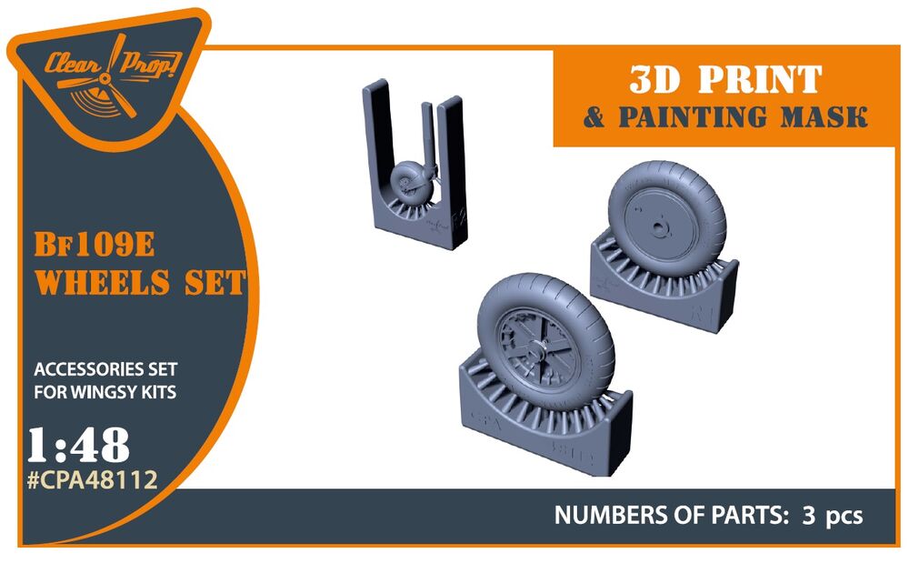 Bf-109E wheels set for Wingsy Kits