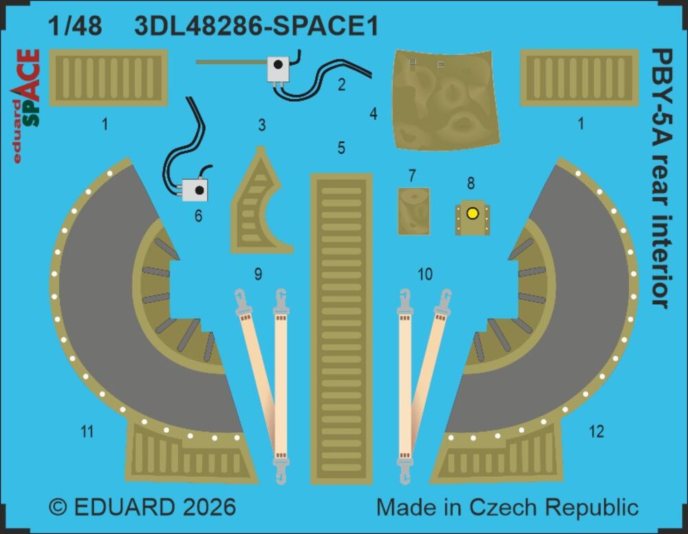 PBY-5A rear interior SPACE for Eduard / Revell