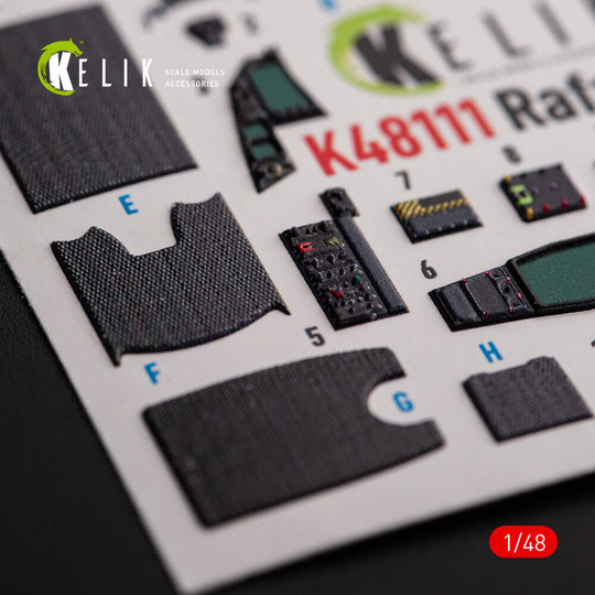 Rafale C - interior 3D decals for Academy/Revell kit