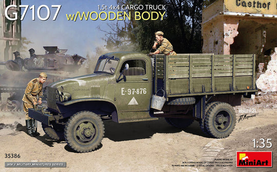 1,5t 4x4 G7107 Cargo Truck w/Wooden Body