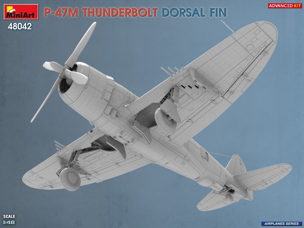 P-47M Thunderbolt. Dorsal Fin. Advanced Kit