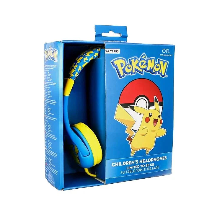 POKEMON - HeadPhones OTL 3-7 Kids 85db - Pikachu