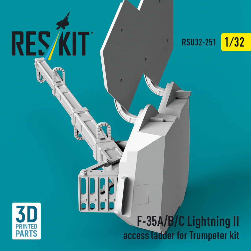 F-35A/B/C Lightning II access ladder for Trumpeter kit (3D Printed)