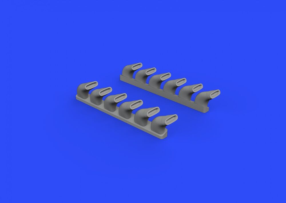 Spirfire Mk.IX exhaust stack-fishtail for Revell