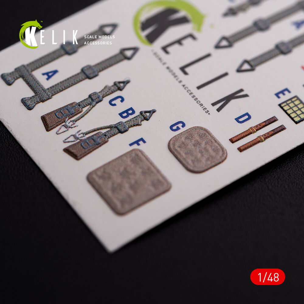 Messerschmitt Me-410 A1 interior 3D decals for Meng Model kit