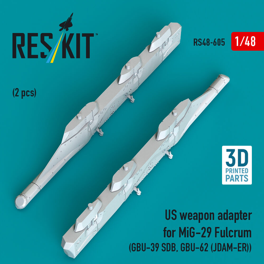 US weapon adapter for MiG-29 Fulcrum (2 pcs) (GBU-39 SDB, GBU-62 (JDAM-ER)) (3D Printed)