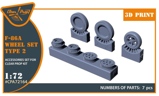 F-86A wheel set type 2 for CP kits