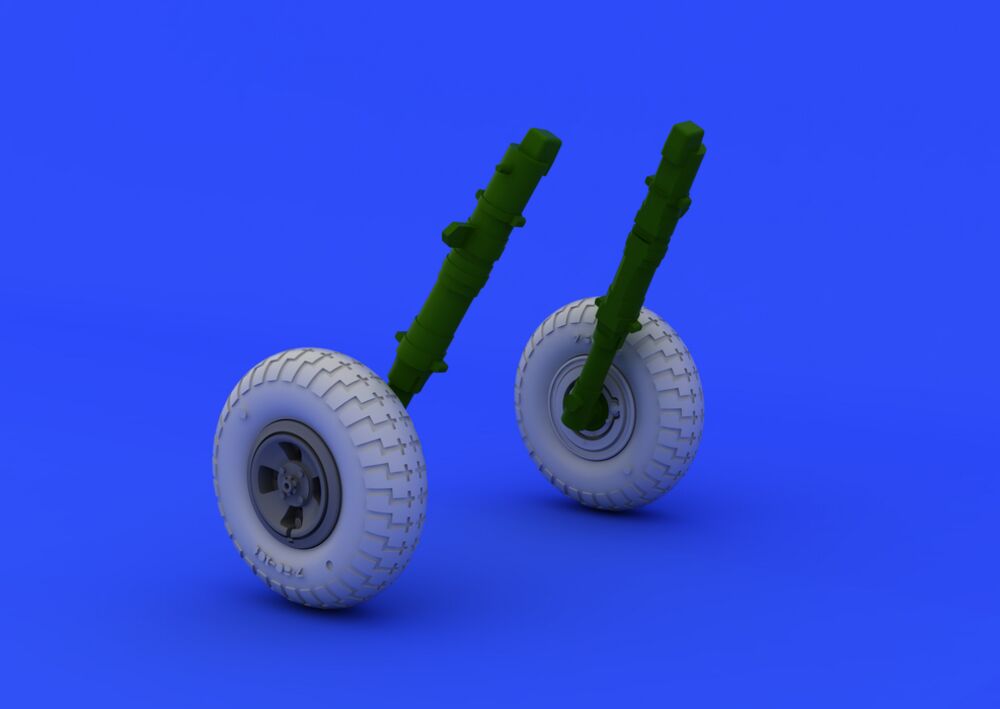 Spitfire wheels - 4 spoke for Eduard