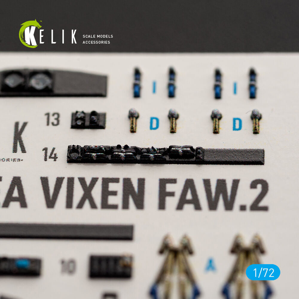 SEA VIXEN FAW.2 - interior 3D decals for Cyberhobby
