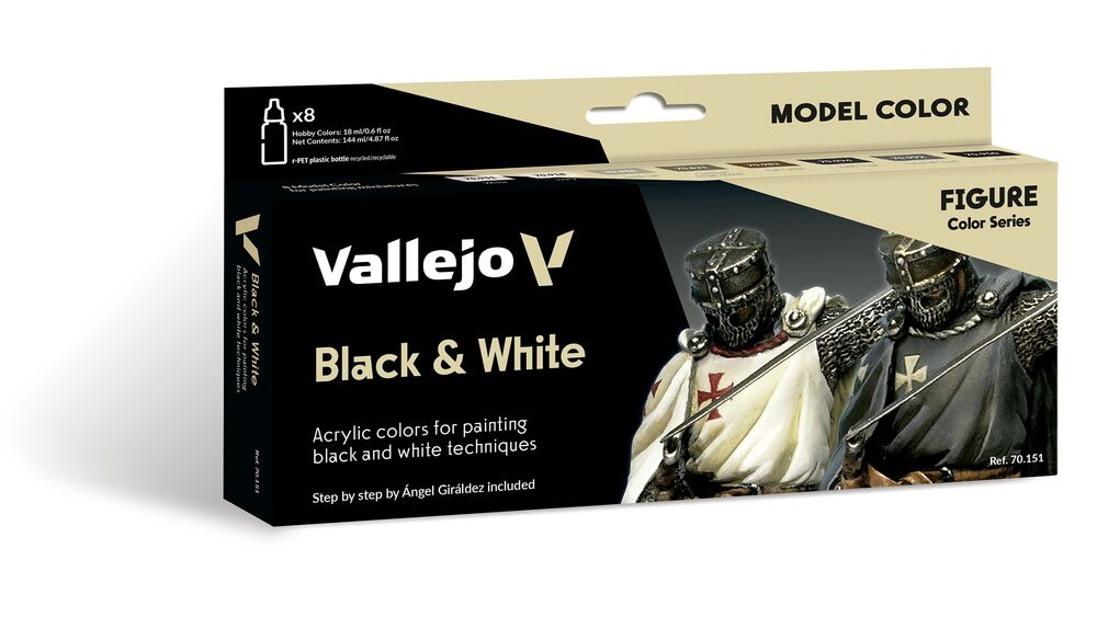 Model Color: Black & White by Angel Giraldez 18 ml