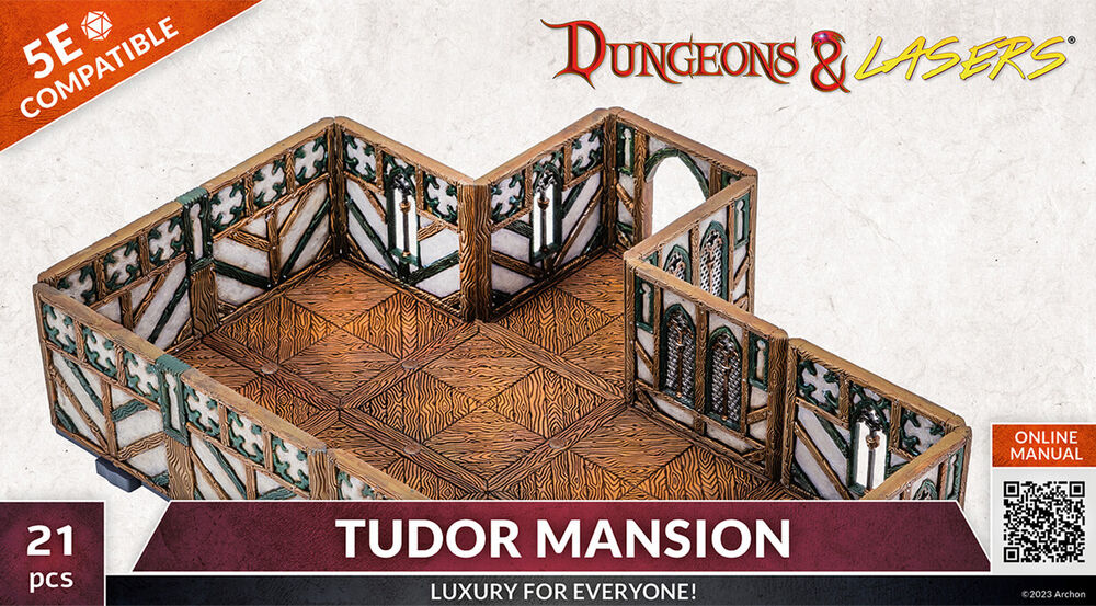 Dungeons & Lasers Expansion Set: TUDOR MANSION