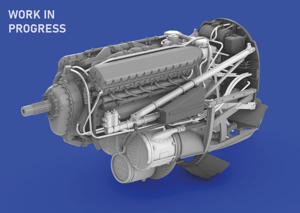 P-40E engine PRINT  EDUARD