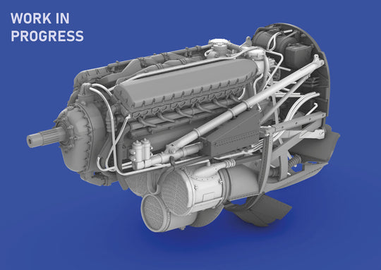 P-40E engine PRINT  EDUARD