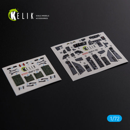 F-15E interior 3D decals for Academy kit