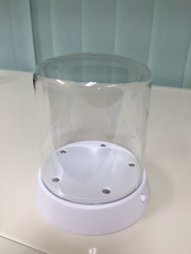 Round Top Acrylic Display Case with LED Light (ø84 x 115mm)