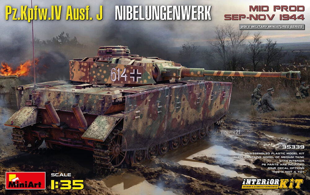 Pz.Kpfw.IV Ausf. J Nibelungenwerk. Mid Prod. (Sep-Nov 1944) Interior Kit