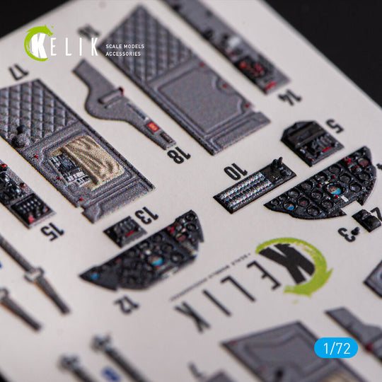 L-29 Delfin - interior 3D decals for AMK kit