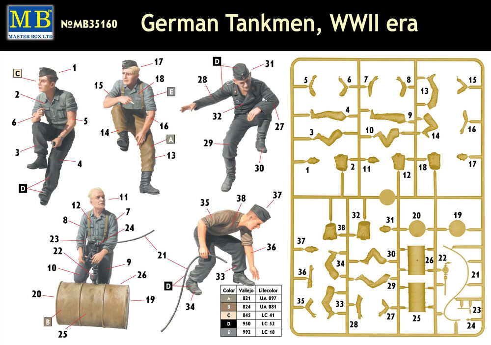 German tankmen, WWII era