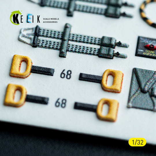 F-14A - interior 3D decals for Tamiya kit