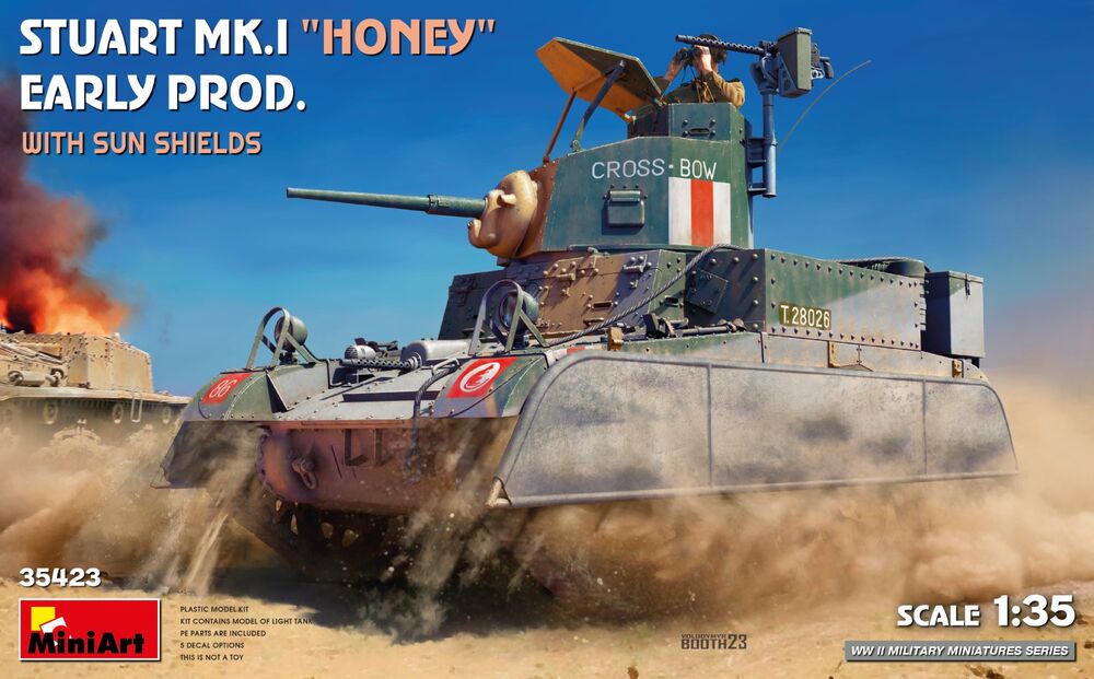 Stuart Mk.I  Honey Early Prod. w/Sun Shields
