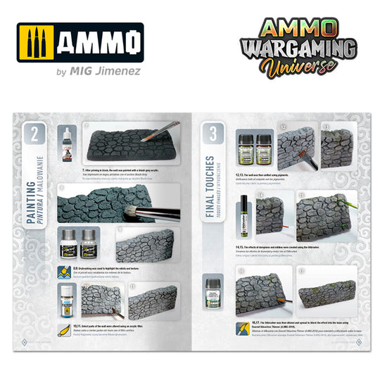 AMMO WARGAMING UNIVERSE Book 11 – Create your own Rocks (Multilingual Book)
