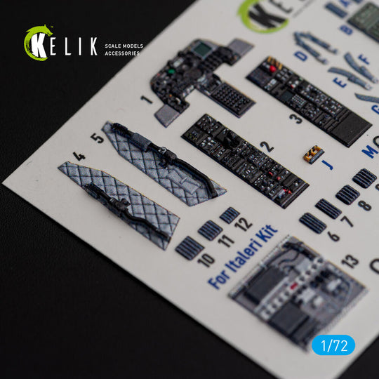 OA-10A Thunderbolt - interior 3D decals for Italeri kit