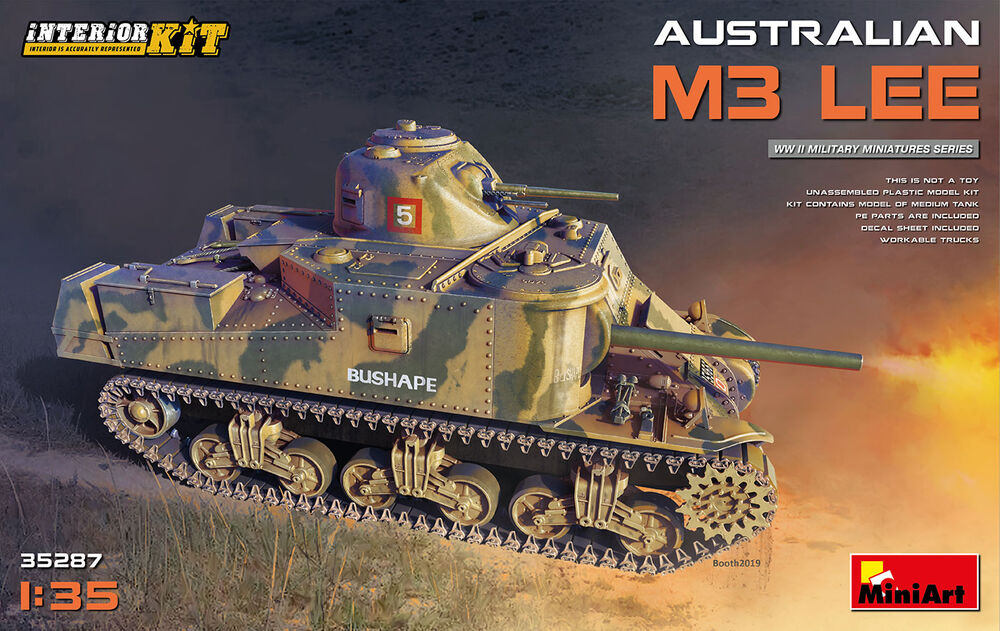 Australian M3 Lee. Interior Kit
