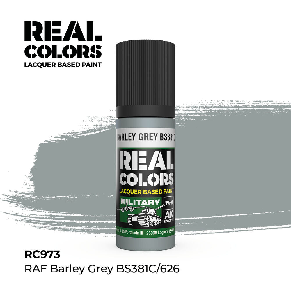 Real Colors: RAF Barley Grey BS381C/626 17 ml.