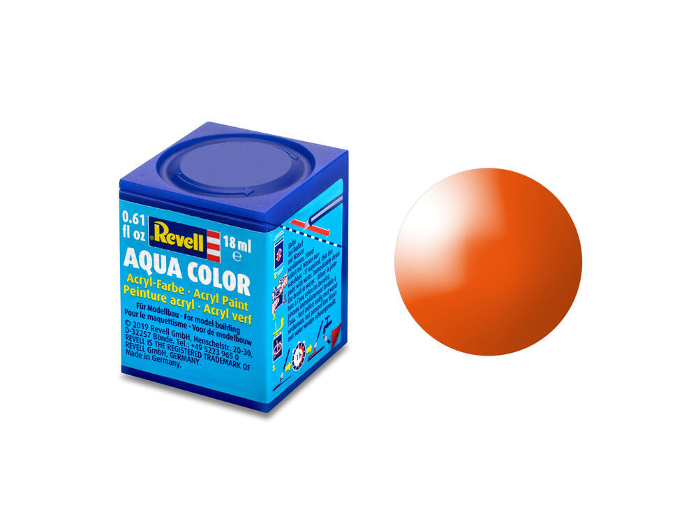 Aqua orange, glänzend