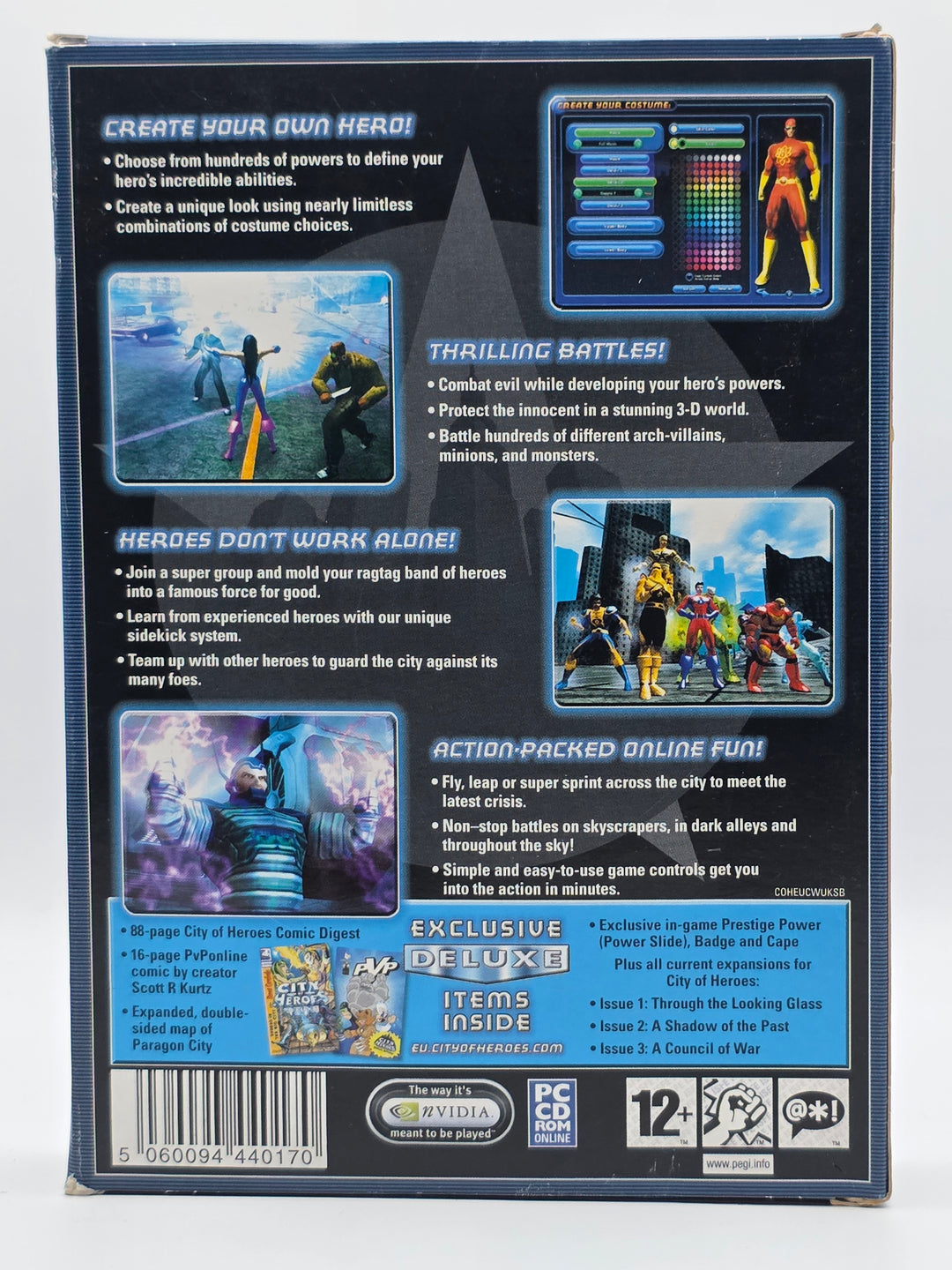 City of Heroes Deluxe. PC-spill.