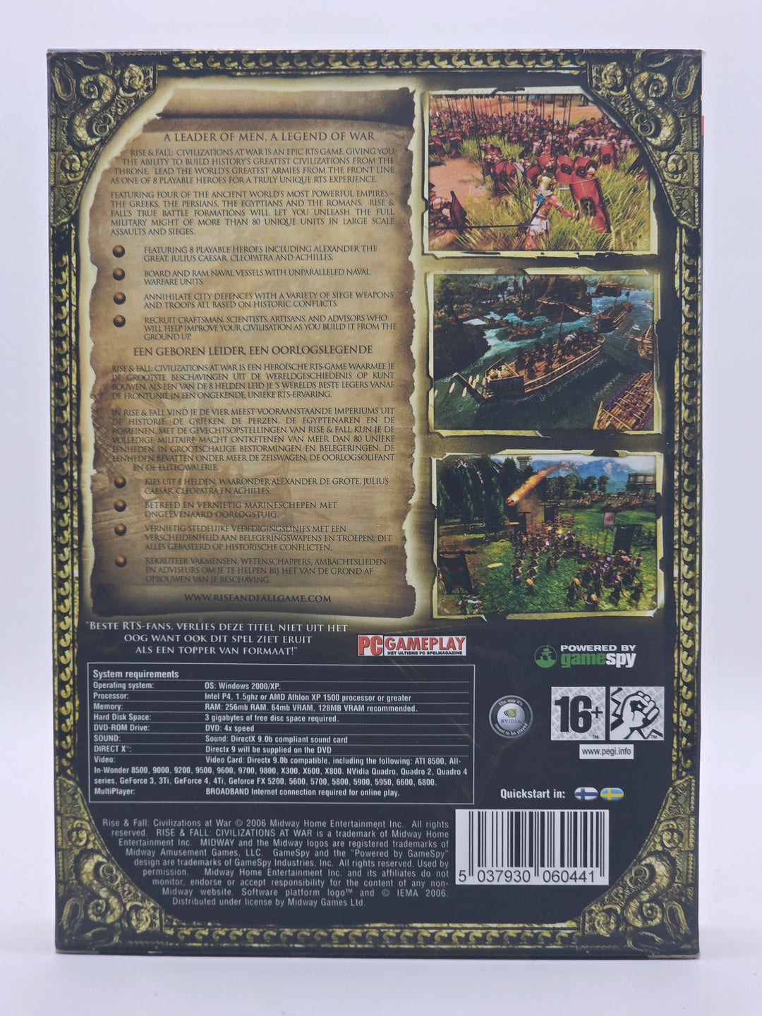 Rise & Fall: Civilizations at War. PC-spill.