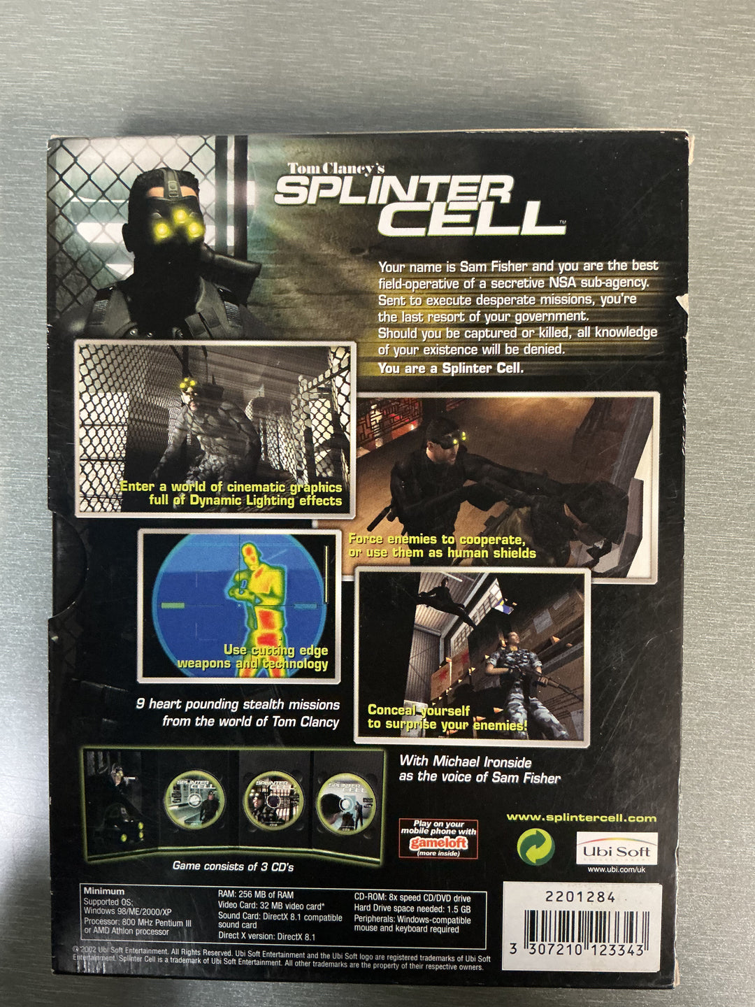 Tom Clancy's Splinter Cell. PC-spill.