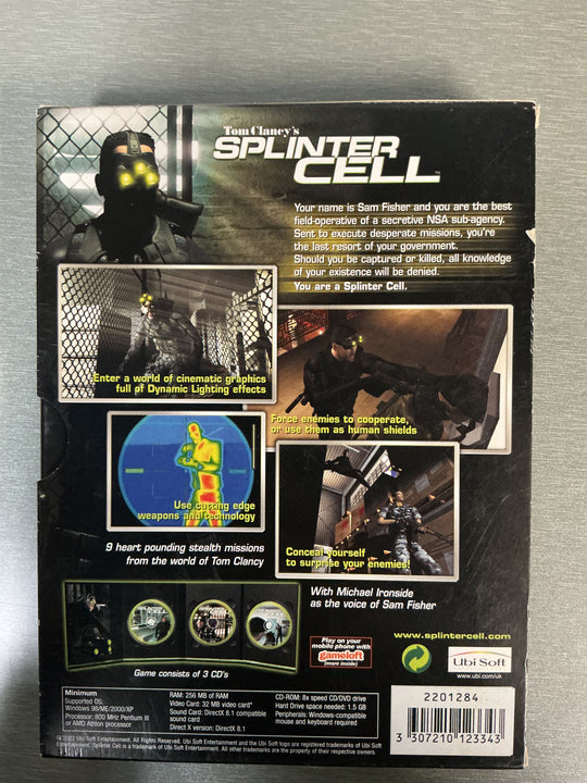 Tom Clancy's Splinter Cell. PC-spill.