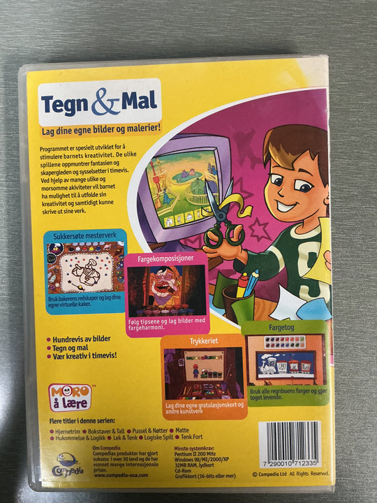 Moro å lære: Tegn & Mal. PC-spill.