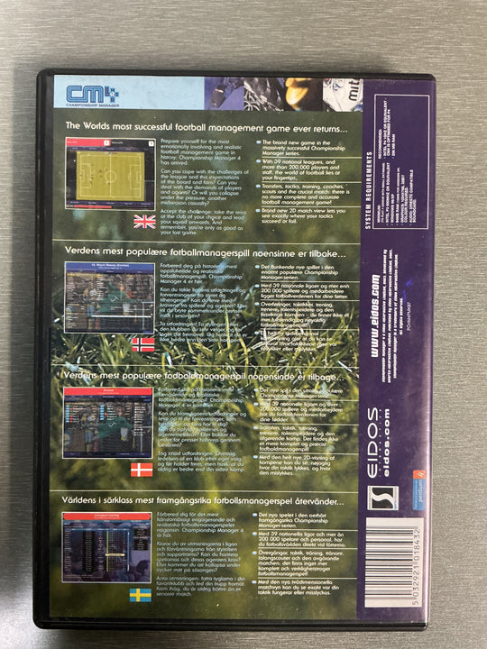 Championship Manager 4. PC-spill.