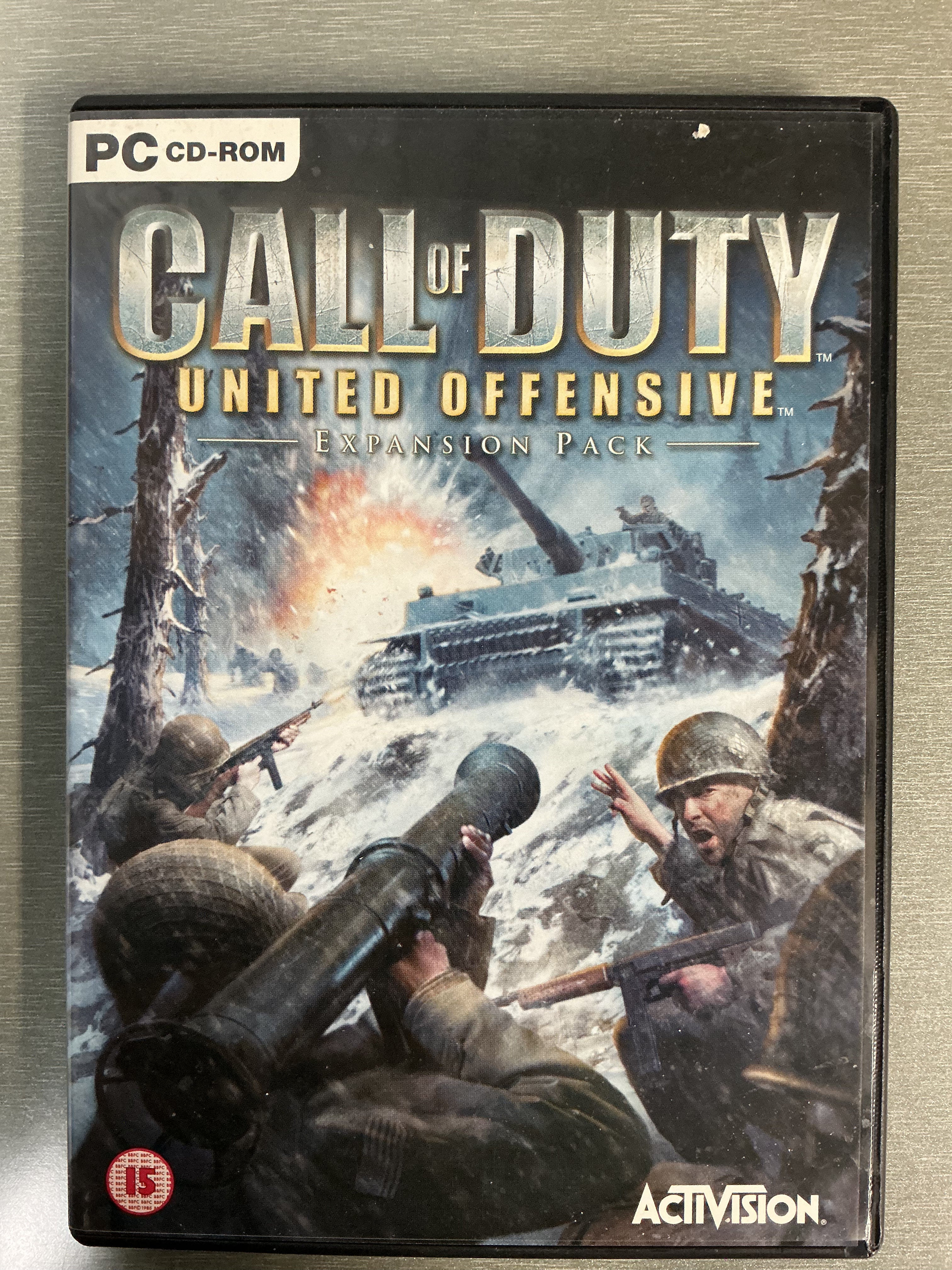 Call of Duty: United Offensive. PC-spill.