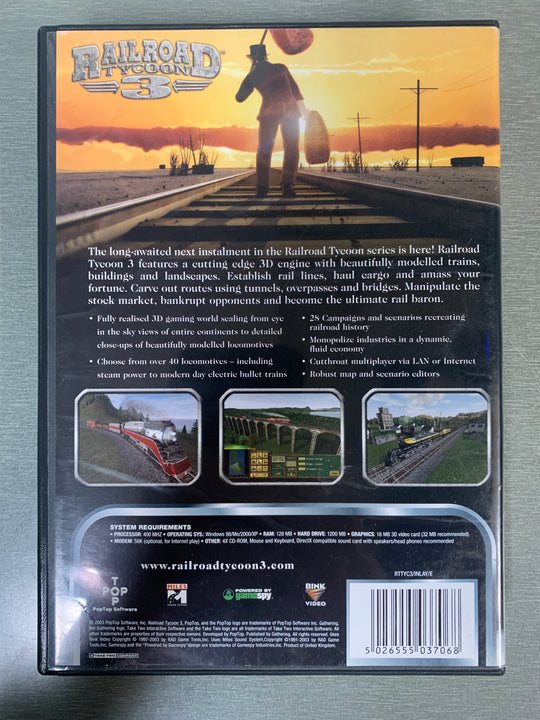 Railroad Tycoon 3. PC-spill.