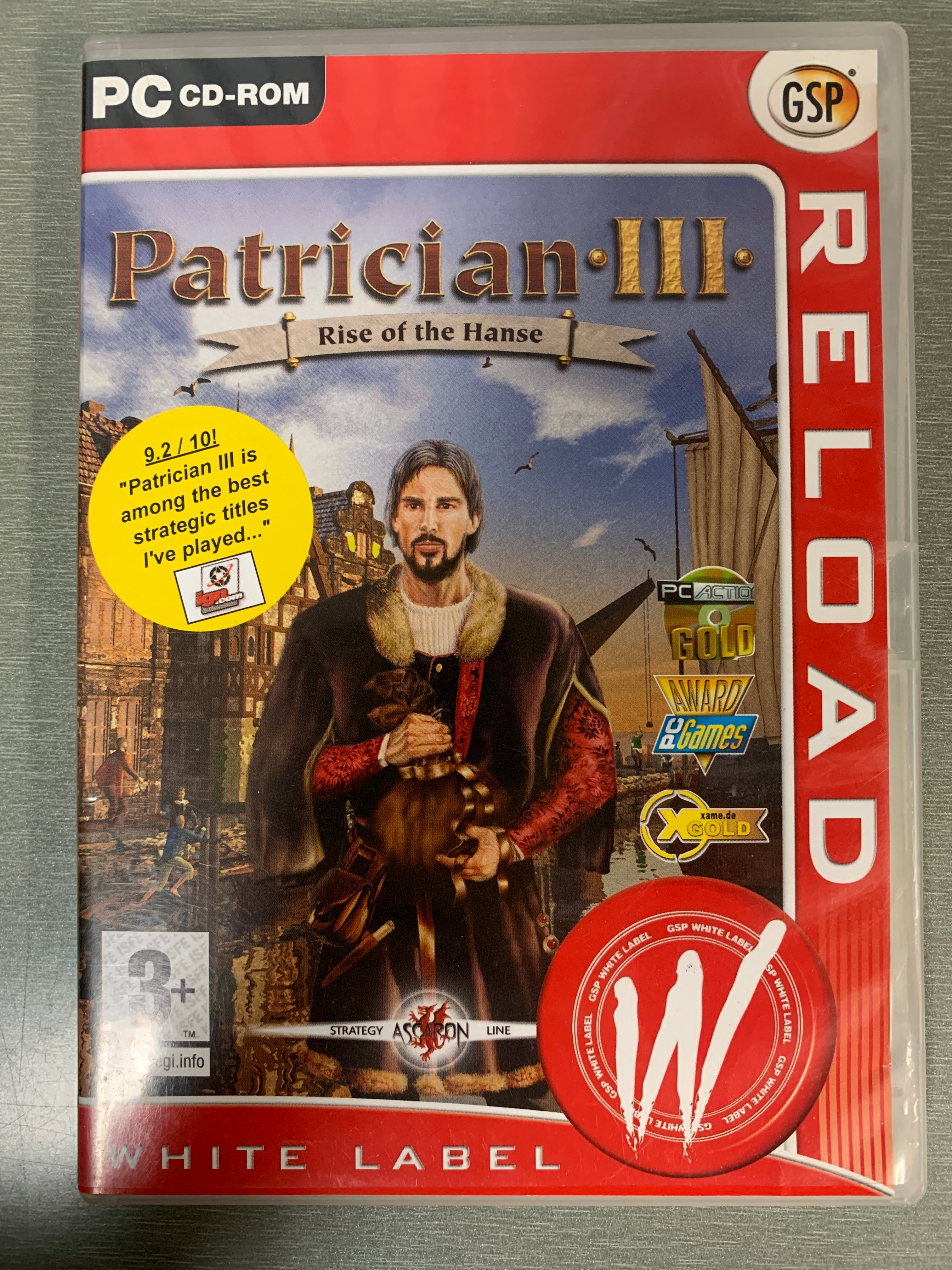 Patrician III: Rise of the Hanse. PC-spill.