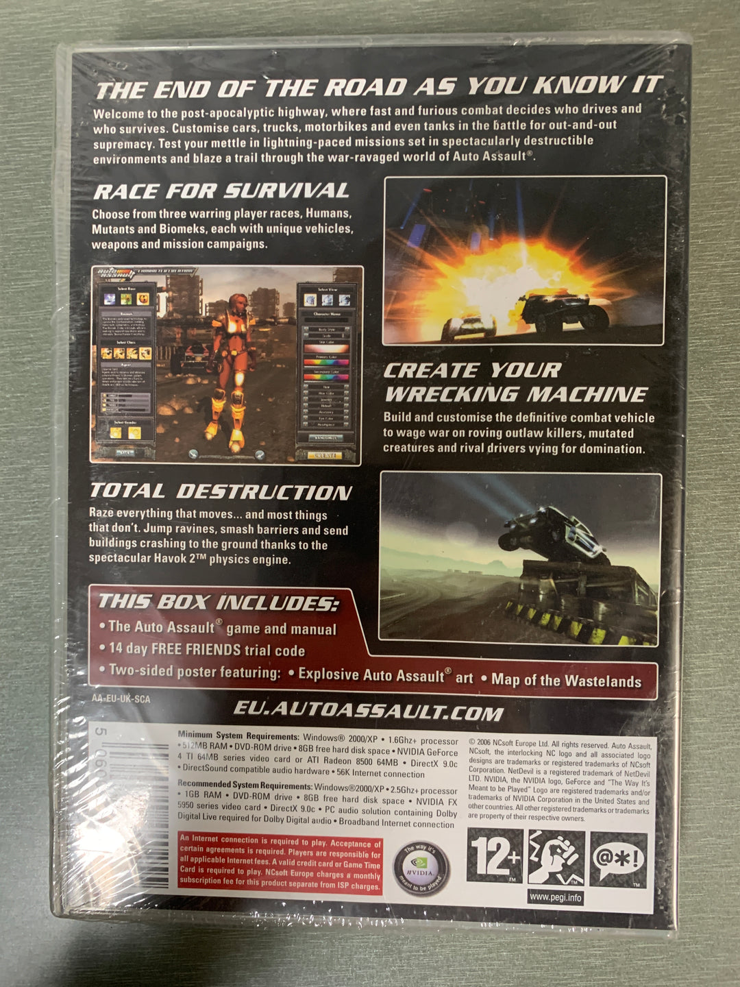 Auto Assault (Forseglet). PC-spill.