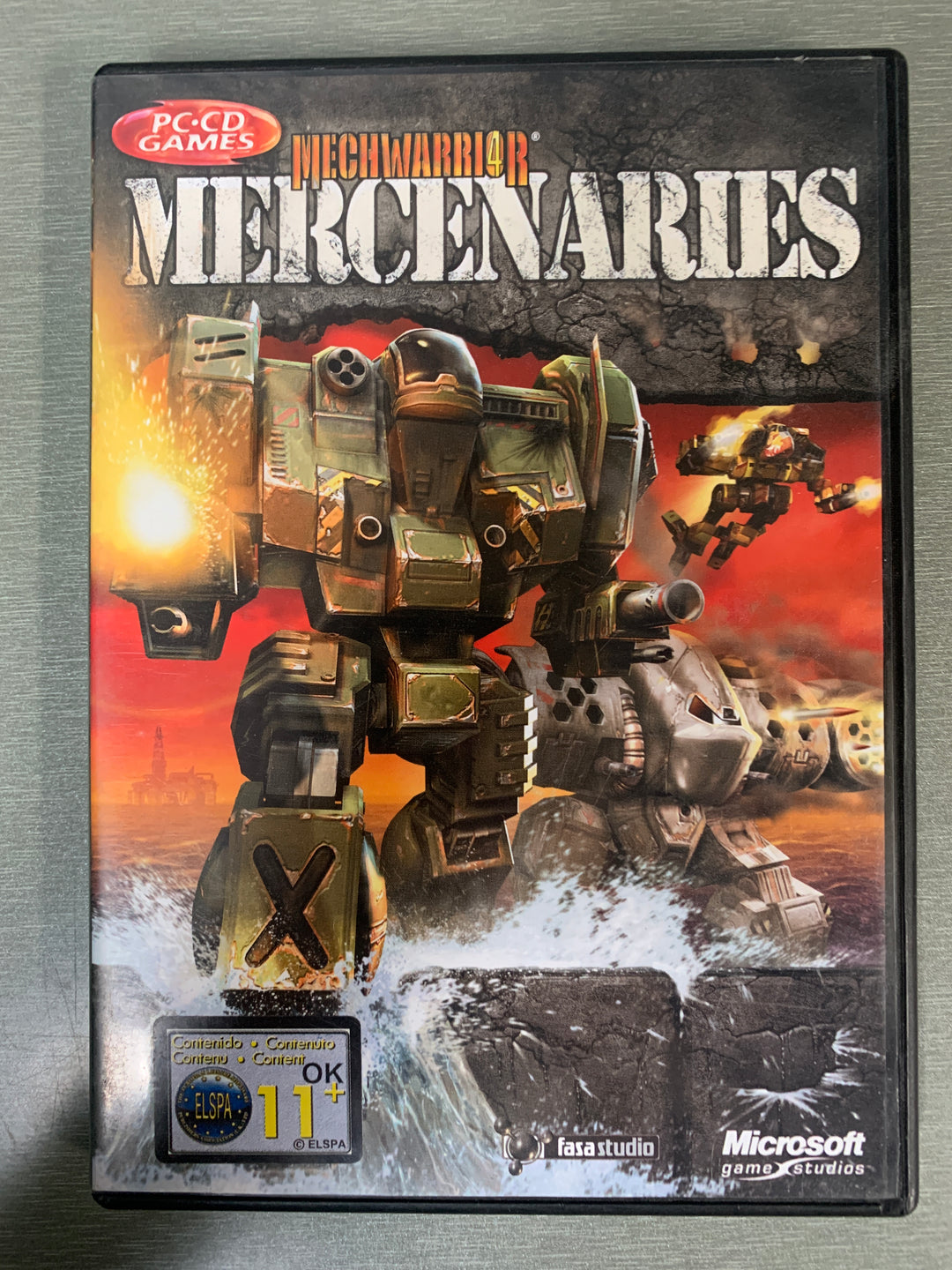 MechWarrior 4: Mercenaries. PC-spill.