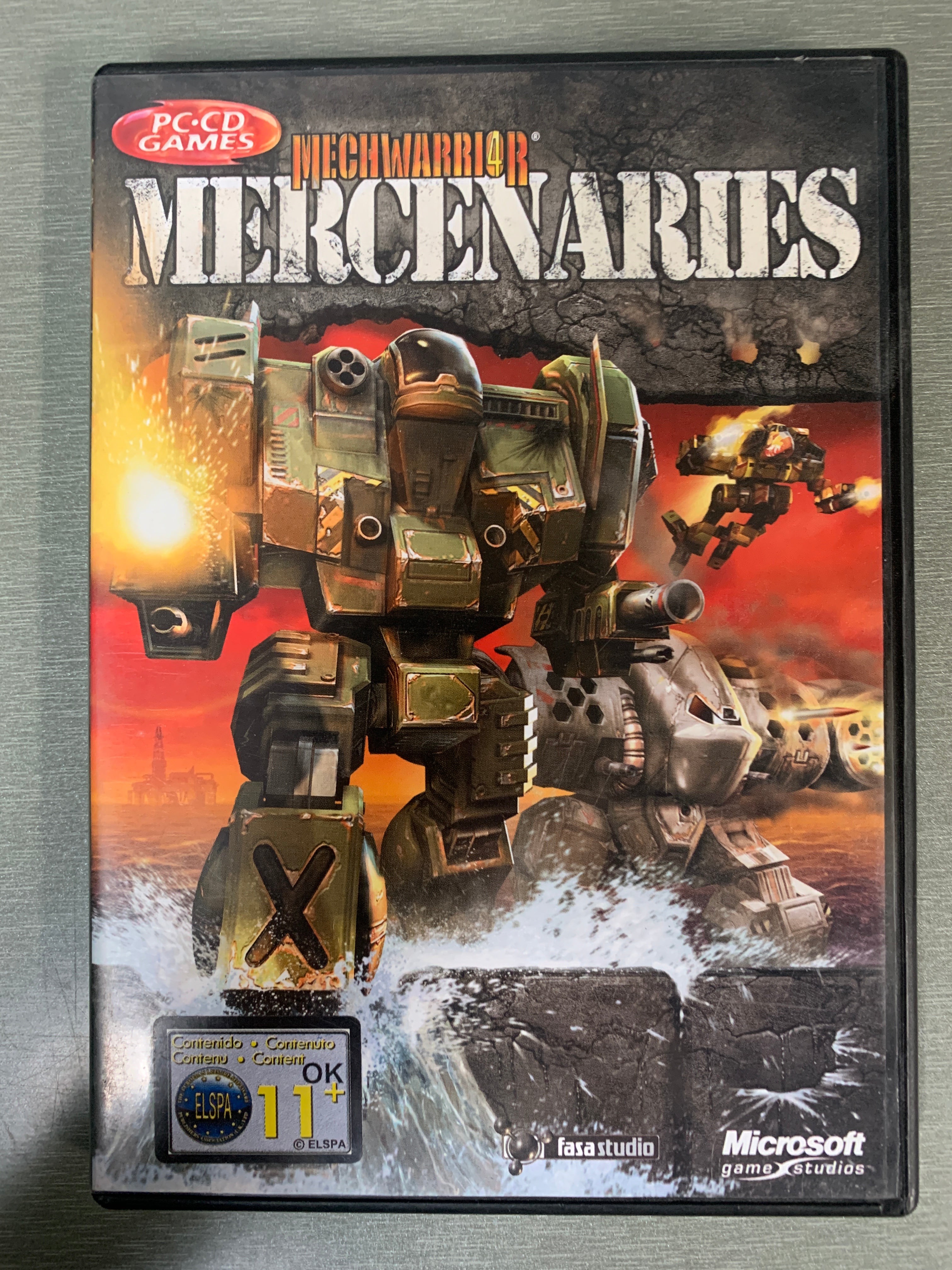 MechWarrior 4: Mercenaries. PC-spill.