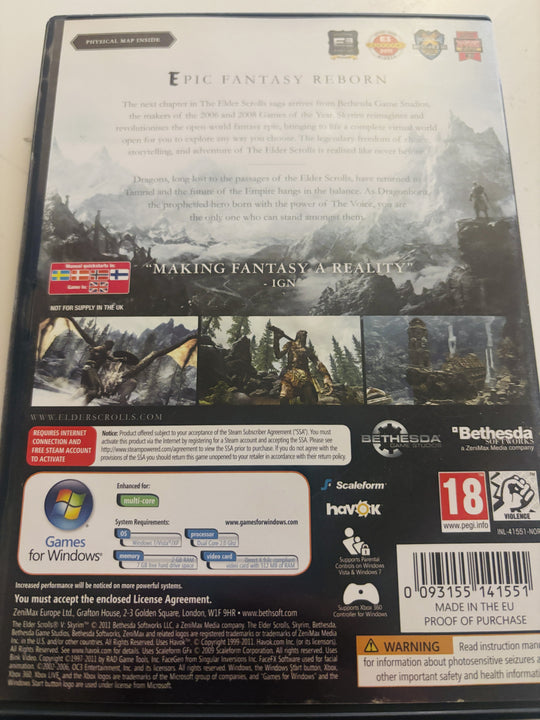 The Elder Scrolls V: Skyrim. PC-spill.