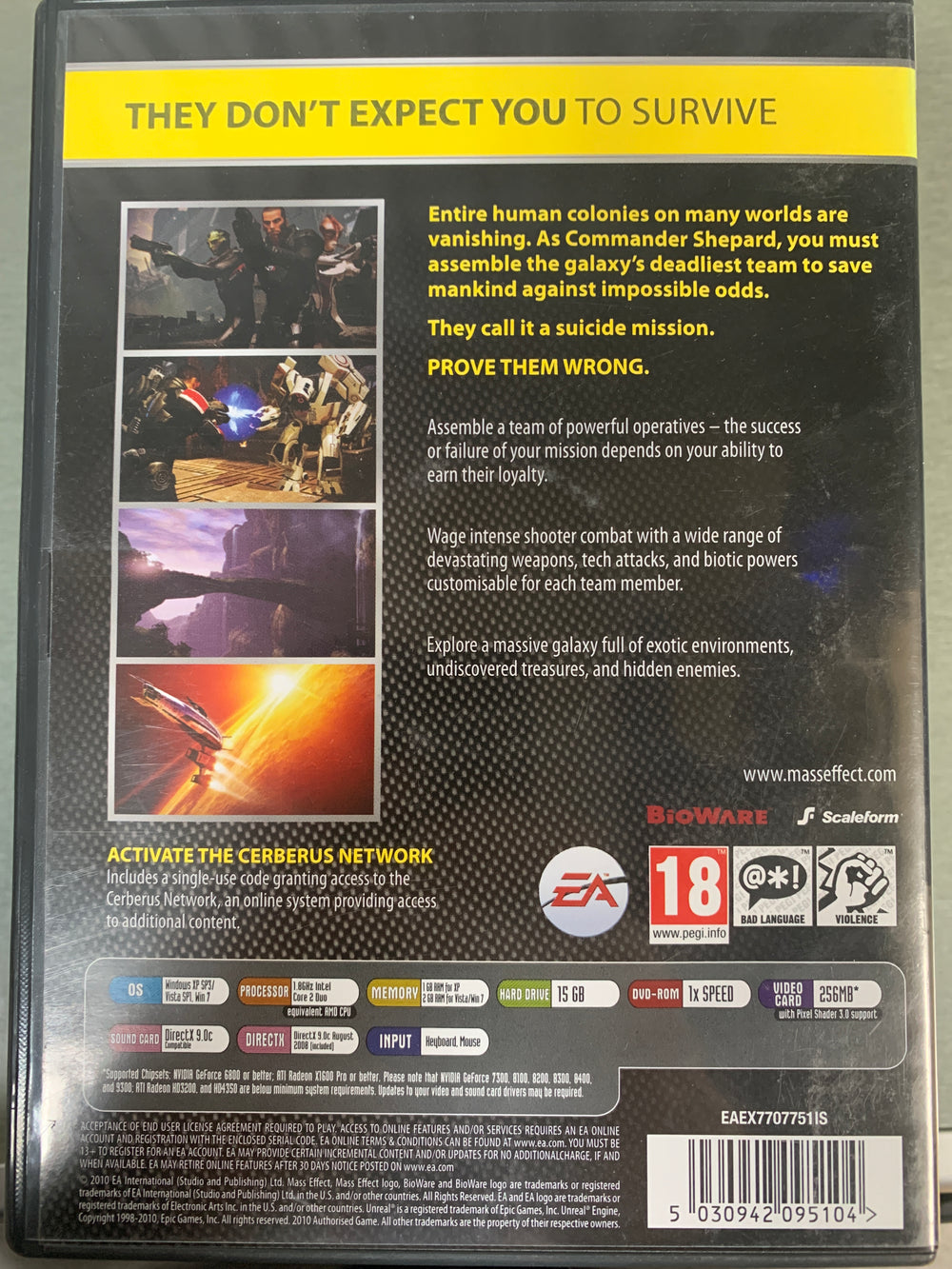 Mass Effect 2. PC-spill.