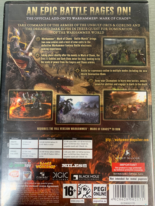 Warhammer: Mark of Chaos - Battle March. PC-spill.