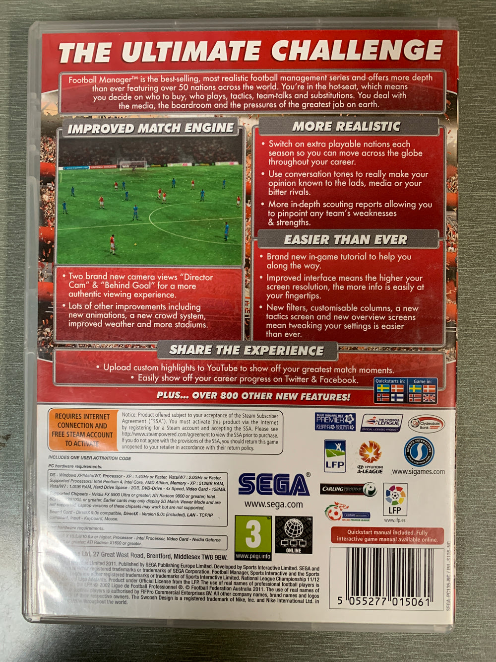 Football Manager 2012. PC-spill.