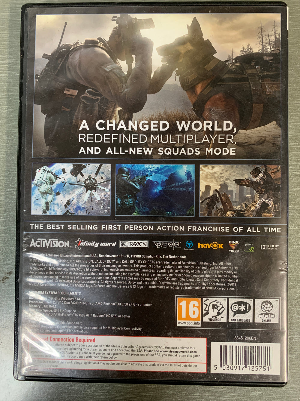 Call of Duty: Ghosts. PC-spill.