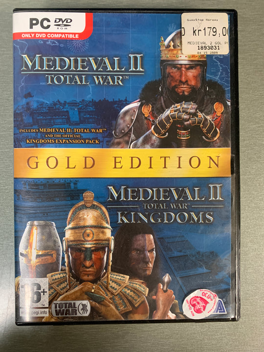 Medieval II: Total War Gold Edition. PC-spill.